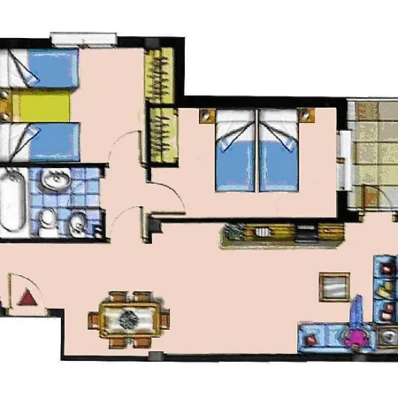 아파트 Casa 2 Mares *